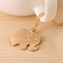 Cute Elephant Women Charming Sweater Chain Necklace J4U66