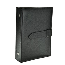 Pu leather Stud Earrings collection book pattern portable jewelry display creative jewelry storage box J4U66