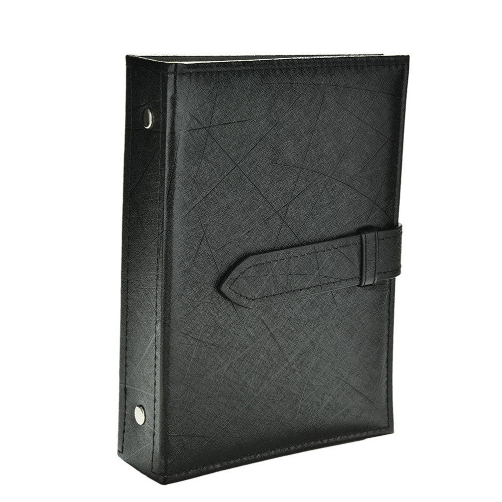 Pu leather Stud Earrings collection book pattern portable jewelry display creative jewelry storage box J4U66