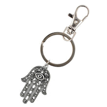 key chain Silver Hamsa Keychain Evil Eye Hand Keychain Charm Choker Choker Buddha Crescent Moon J4U66