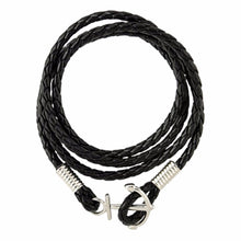 PU Leather Men Bracelet Jewelry Man Anchor Bracelet Wristband Charm Braclet For Male Accessories Hand Cuff J4U66