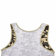 S-XXL Women Camouflage Tank Tops Lady Army Camo Sleeveless Vest Top Off Shoulder Camouflage T-Shirt Blouse with Pocket J4U66