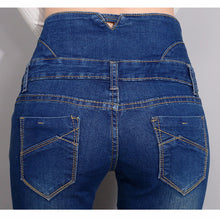 Sexy Women Denim Skinny Pants High Waist Stretch Jeans Body Building Slim Long Pencil Pants Trouser3 Color J4U66