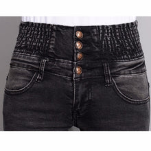 Sexy Women Denim Skinny Pants High Waist Stretch Jeans Body Building Slim Long Pencil Pants Trouser3 Color J4U66