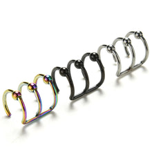 Stainless Steel Fake Lip Ear Nose Stud Ring Clip On Cartilage Septum Ring Punk Gothic Quality Cartilage Stud Made In China J4U66