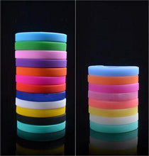 Trendy Silicone Rubber Flexible Wristband Wrist Band Cuff Bracelet Bangle For Women Men J4U66