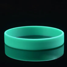 Trendy Silicone Rubber Flexible Wristband Wrist Band Cuff Bracelet Bangle For Women Men J4U66