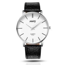 Waterproof Women Slim Big Dial Business Sport Leather Quartz Wrist Watch J4U66