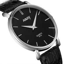 Waterproof Women Slim Big Dial Business Sport Leather Quartz Wrist Watch J4U66