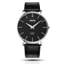 Waterproof Women Slim Big Dial Business Sport Leather Quartz Wrist Watch J4U66