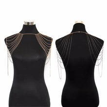 Women Girl Gold Tassels Link Women Charm Sexy Body Chain Body Shoulder Chain Necklace J4U66