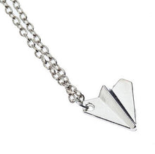 S Men Women One Direction Band Harry Styles Gold Paper Airplane Pendant Necklace Jewelry Chain Collares Choker Necklaces J4U66