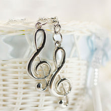 S of Keychain metal musical note keychain for car music symbol key ring Gifts For Men Women  J4U66