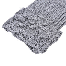 6Color Women Shell Crochet Knitted Boot Cuffs Toppers Knit Leg Warmers Short Liner Boot Socks Gifts for lady J4U66