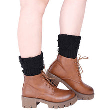 6Color Women Shell Crochet Knitted Boot Cuffs Toppers Knit Leg Warmers Short Liner Boot Socks Gifts for lady J4U66
