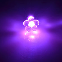 Flower Shape LED Earring Light Up Bling Ear Studs Earrings Dance Party J4U66
