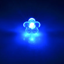 Flower Shape LED Earring Light Up Bling Ear Studs Earrings Dance Party J4U66