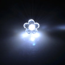 Flower Shape LED Earring Light Up Bling Ear Studs Earrings Dance Party J4U66