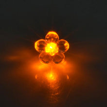 Flower Shape LED Earring Light Up Bling Ear Studs Earrings Dance Party J4U66