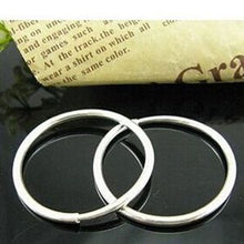 Hoop Earrings Silver Small Thin Smooth Circle Earrings Loop Earrings for Women Jewelry J4U66