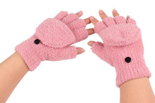 Lady Ladies Hand Wrist Warmer Fingerless Gloves J4U66