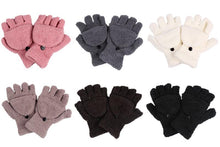 Lady Ladies Hand Wrist Warmer Fingerless Gloves J4U66