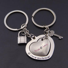 Lover Couple Key Ring Chain/Romantic Heart Shaped Lovers Key Ring Chain/ Jewelry J4U66