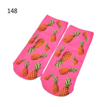 Cute fruit color cotton sock  styleWomen's slippers socksWomen's thin sock J4U66