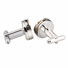 Jewelry Classic Shirt Cufflinks For Men Silver Mechanical Watch Movement Cuff Buttons Business Cufflinks J4U66