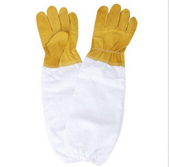Protective Beekeeping Gloves Goatskin Bee Keeping Vented Long Sleeves Beekeeping Tools The Beekeeper Prevent Tools J4U66