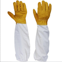 Protective Beekeeping Gloves Goatskin Bee Keeping Vented Long Sleeves Beekeeping Tools The Beekeeper Prevent Tools J4U66