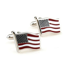 USA Flag Cufflink Cuff Link Biggest  J4U66