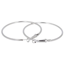 Women Boho Style Vintage Alloy Silver and Gold plated Round Loop Hoop Big Circle Earrings Party Jewelry J4U66