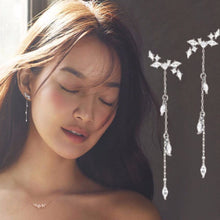 Women Rhinestone Alloy Super Long Tassels Drop Dangle Earrings Cocktail Party Linear Jewelry  J4U66
