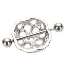 12g Surgical Steel Nipple Ring Piercing Shield Clip On Nest Ring Shape Women Body Jewelry  J4U66