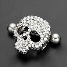 316L Surgical Steel Nipple Jewelry Skull Nipple Shield Nipple Ring Body Jewelry Nipple Piercing J4U66