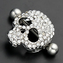 316L Surgical Steel Nipple Jewelry Skull Nipple Shield Nipple Ring Body Jewelry Nipple Piercing J4U66