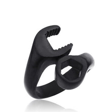 316L Titanium Stainless Steel Punk Biker Wrench Man Rings Jewelry Man Ring J4U66