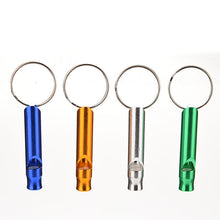 Aluminum Alloy Whistle Keyring Keychain Mini For Outdoor Emergency Survival Safety Sport Camping Hunting J4U66