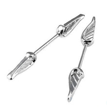 Angel Wings Feather Alloy Nipple Shields Ring Bar Barbell Body Piercing Jewelry  J4U66