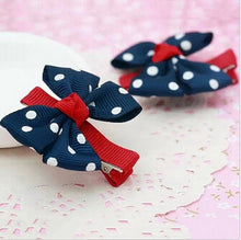 Big bow dot children kids baby girls hair accessories clip hairpins barrettes headwear flower Boutique J4U66