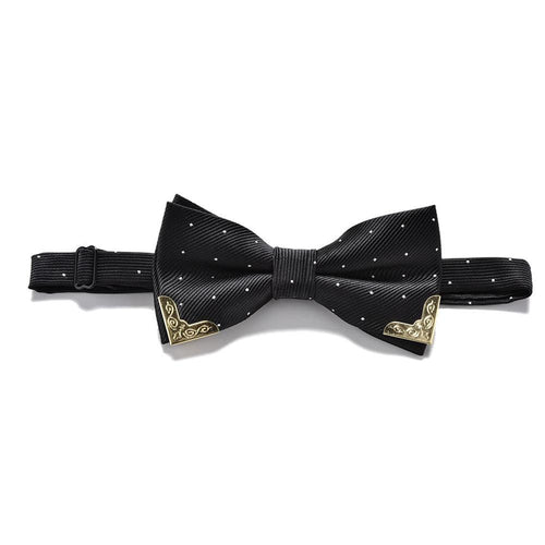 Boutique Metal Head Bow Ties For Groom Men Women Butterfly Solid Bowtie Classic Gravata Cravat J4U66