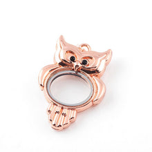 Crystal Pendant Necklace Jewelry Crystal Colorful Owl Pendants Women Lady J4U66