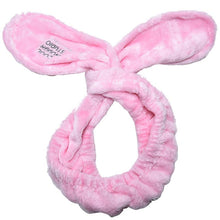 Cute Big Rabbit Ear Soft Towel Hair Band Wrap Headband For Bath Spa Make Up J4U66