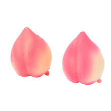 Cute Pink Peach Keychain Key Ring Porte Key Holder Keyring With Bread Scent J4U66