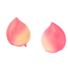 Cute Pink Peach Keychain Key Ring Porte Key Holder Keyring With Bread Scent J4U66