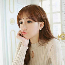 Ear Cuff Wrap Rhinestone Cartilage Clip On Earring J4U66