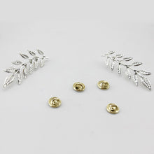 Exquisite Leaf Collar Pin Brooch, Europe and America leaves retro shirt creative golden brooch  J4U66