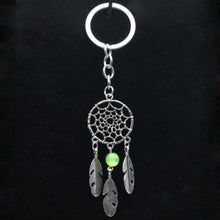Dream Catcher Key Chain Silver Ring Feather Tassels Keyring Keychain For Gift Indian Style  J4U66