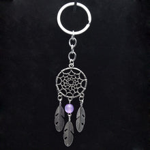Dream Catcher Key Chain Silver Ring Feather Tassels Keyring Keychain For Gift Indian Style  J4U66